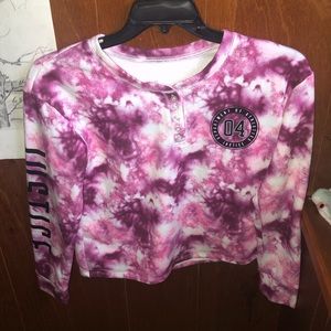 Justice active hood less sweatshirt